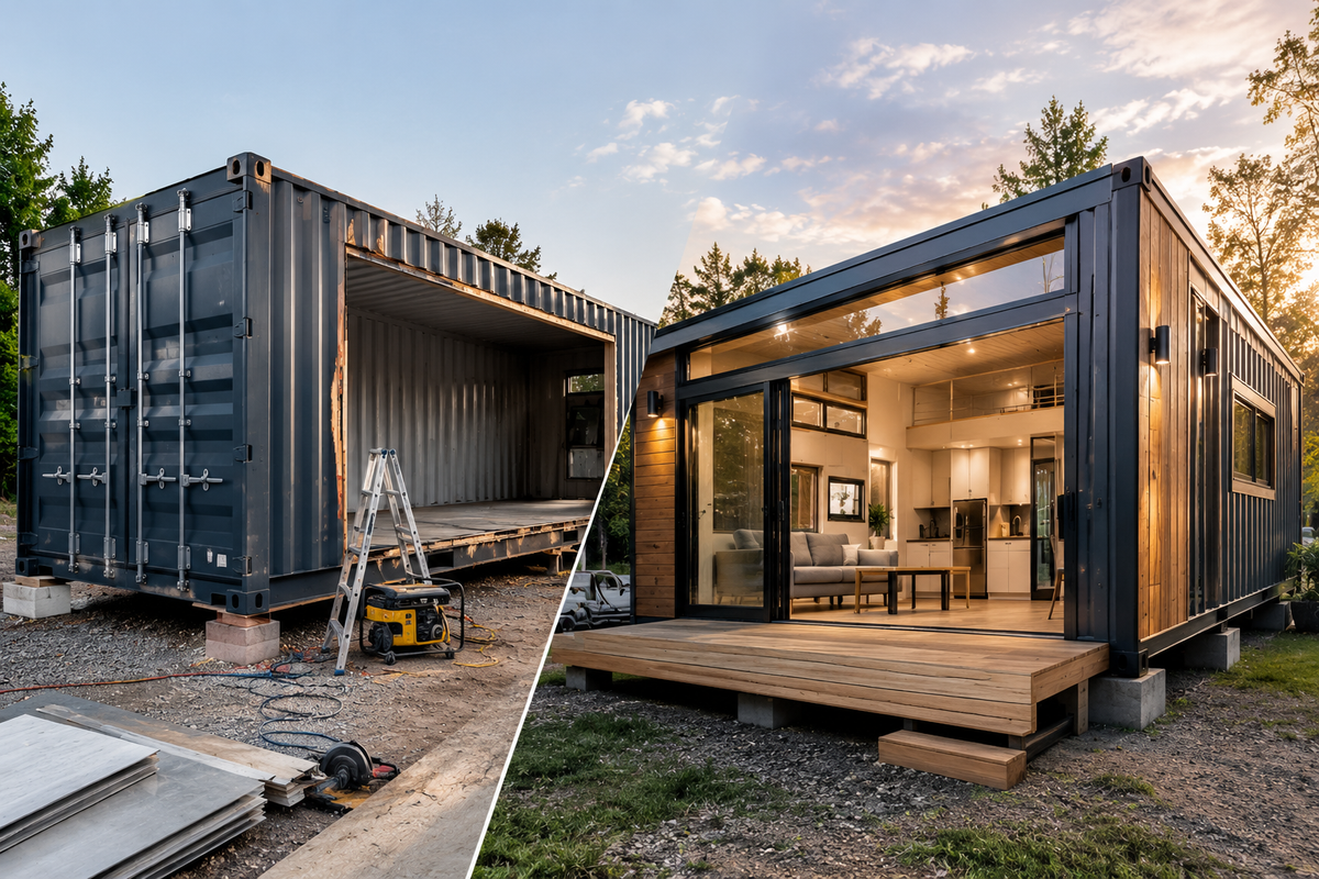 A reliable solution, from storage to a habitable project.