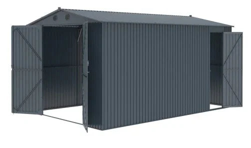 Ultra-resistant metal tool and storage shed
