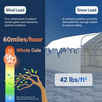 Hangar de stockage renforcé a double Traliccio 30’x40’x20′ – photo 8