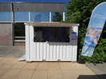 Kiosque-bar modulaire démontable avec auvent intégré – photo 1