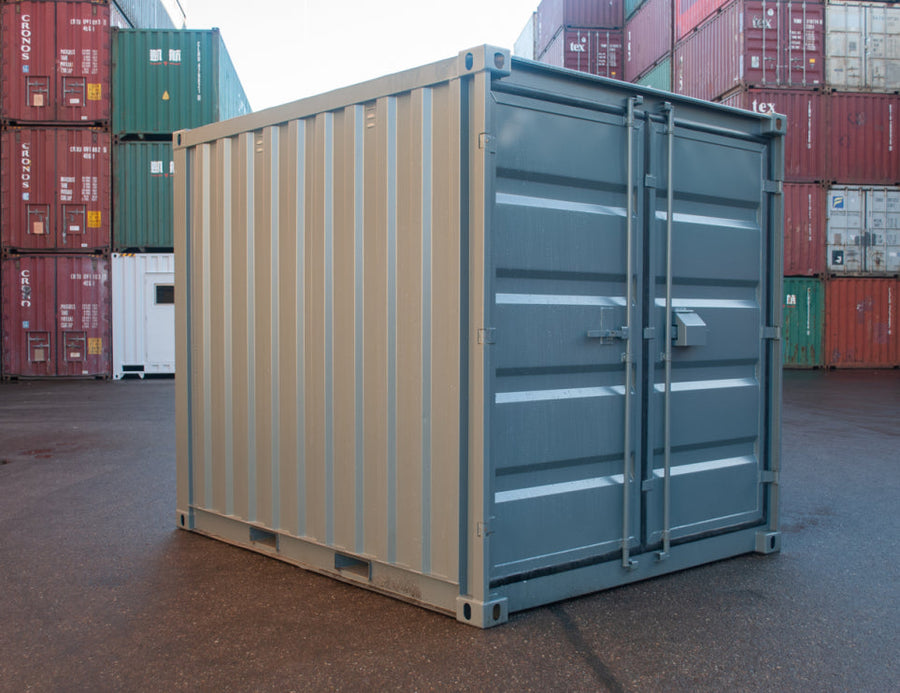 10-foot environmental container with spill pallet and grating –