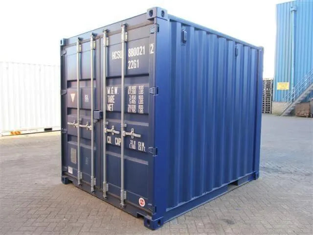 10ft double door container with steel floor