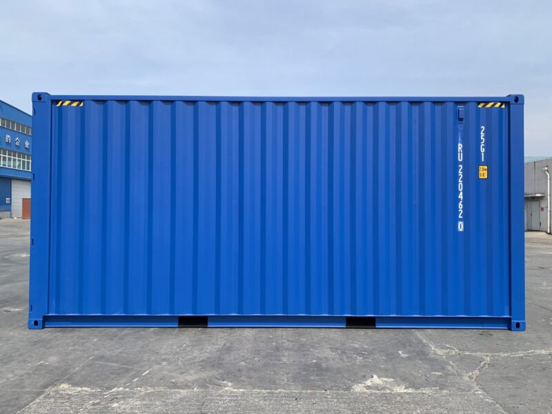 20ft High Cube container RAL 5010 (gentian blue) –