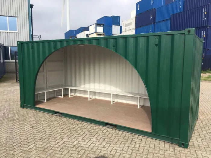 20ft J.O.P. container – youth meeting space (anti-vandalism)
