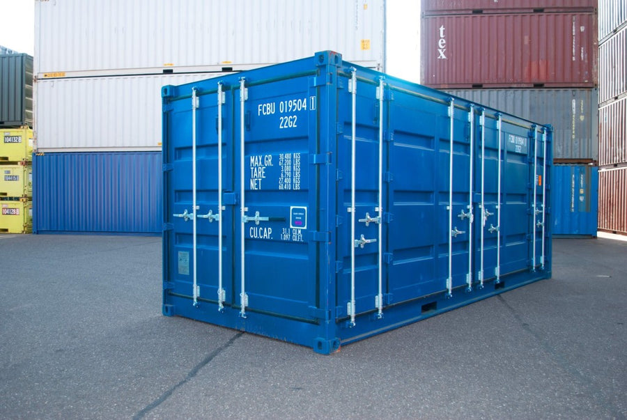 20-foot full-side access container (full side opening) –