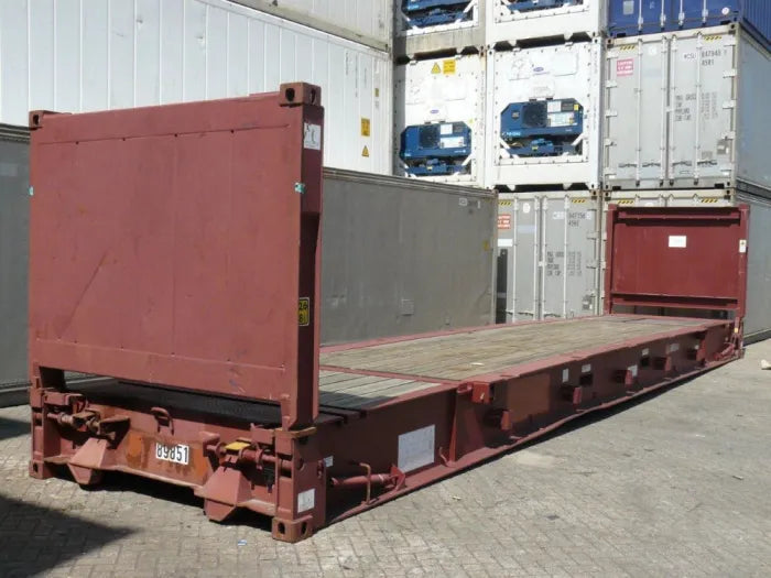 40ft Flat Rack container (collapsible ends) – Flush Folding