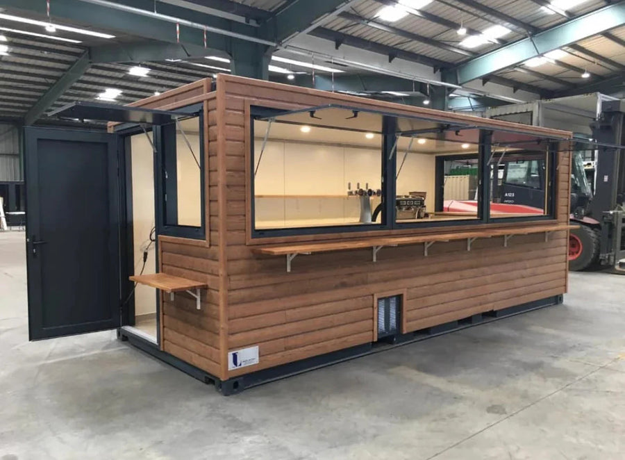 Conteneur Bar & Caffetteria 20 pieds – Allelier  professionnel