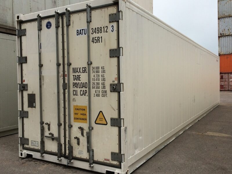Used 40ft High Cube refrigerated container – Thermo King motor