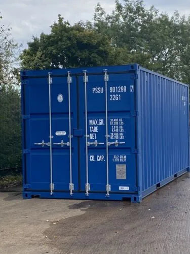 New 20-foot shipping container for secure storage and transport