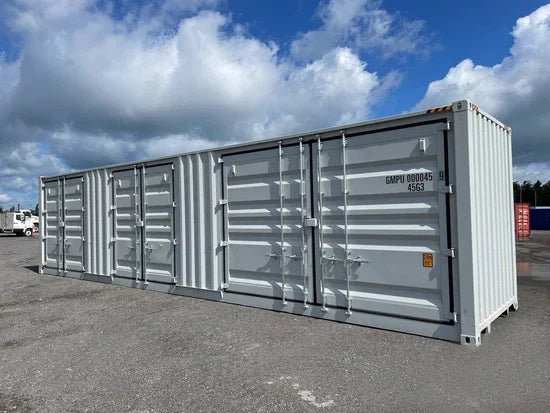 40-foot High Cube shipping container with triple side access