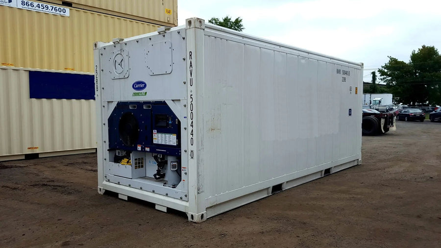 New 20ft refrigerated container, first trip
