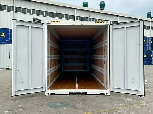 25ft HC Pallet Wide shipping container with premium interiors