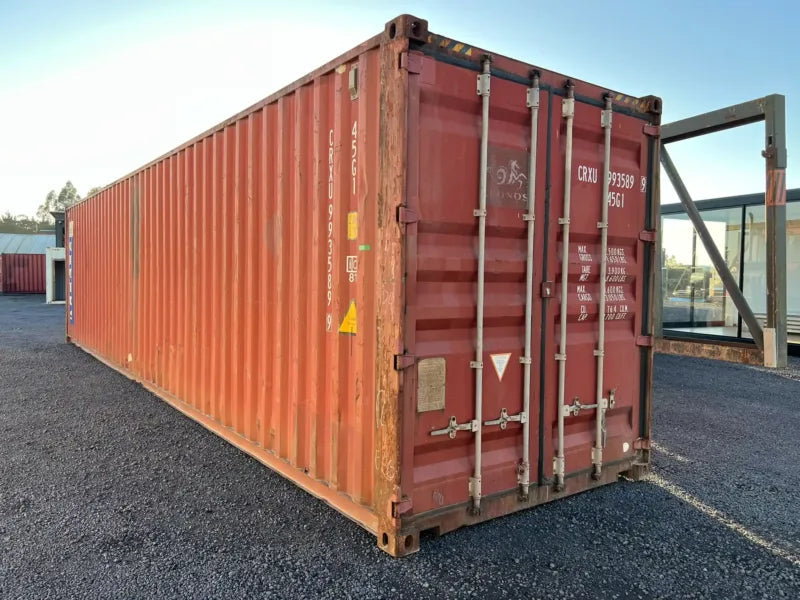 Used 40ft High Cube shipping container – maximum capacity