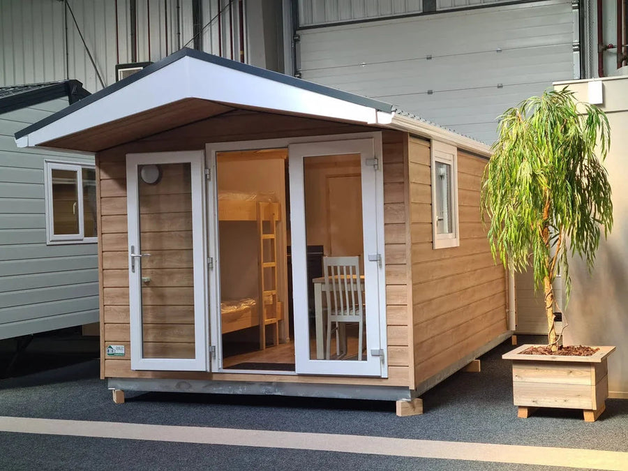 Mini maison mobile  – 15 m² pour 4 Persone, prête à vivre – premium