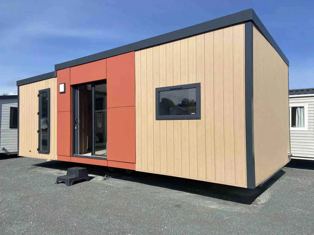 Module habitable préfabriqué  35.69 m² – Comfort Bi-chambre et double salle de bain