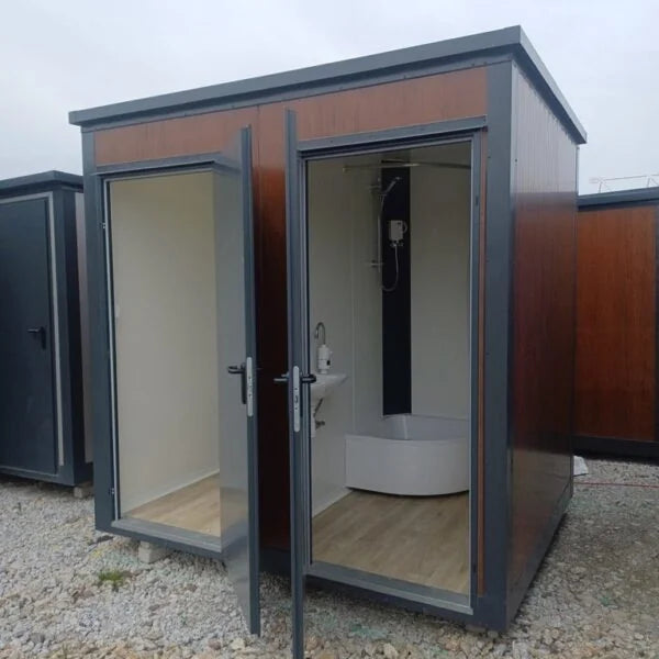 Module sanitaire double pré-équipé 4,85 m² avec WC et douche