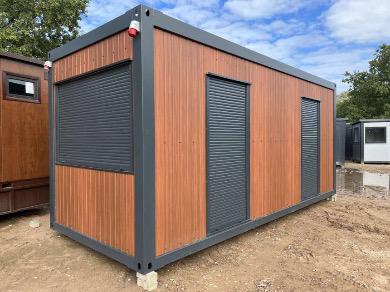 Insulated prefabricated office module 14.5 m² – high strength