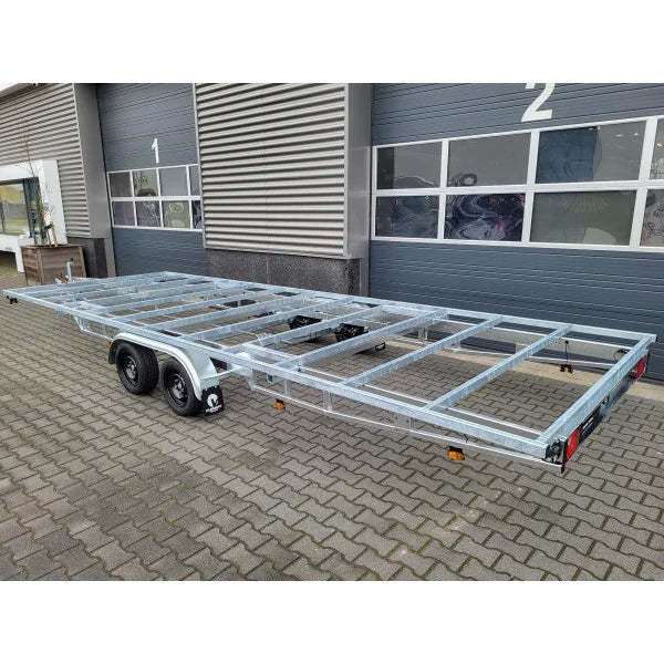 Modular trailer chassis for Tiny House with removable frame 7.20m x 2.44m