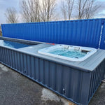 Piscina Conteneur 40′ avec spa hydromassant intégré – premium – photo 1