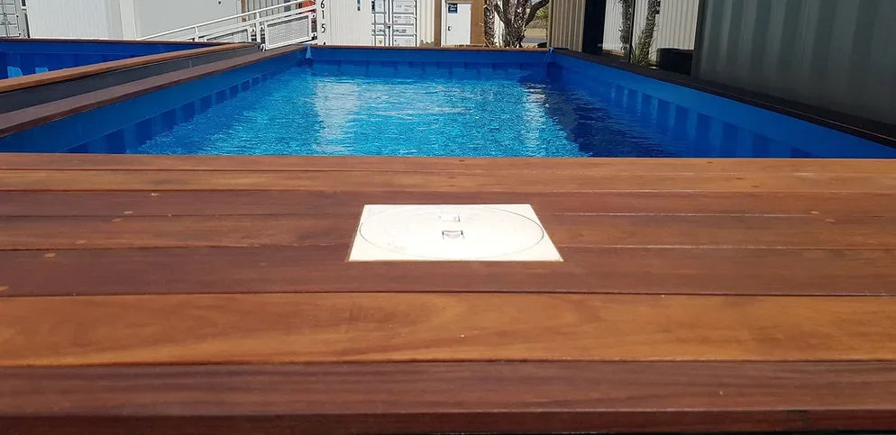 Piscine modulaire 20 pieds en acier Corten pour Esterni