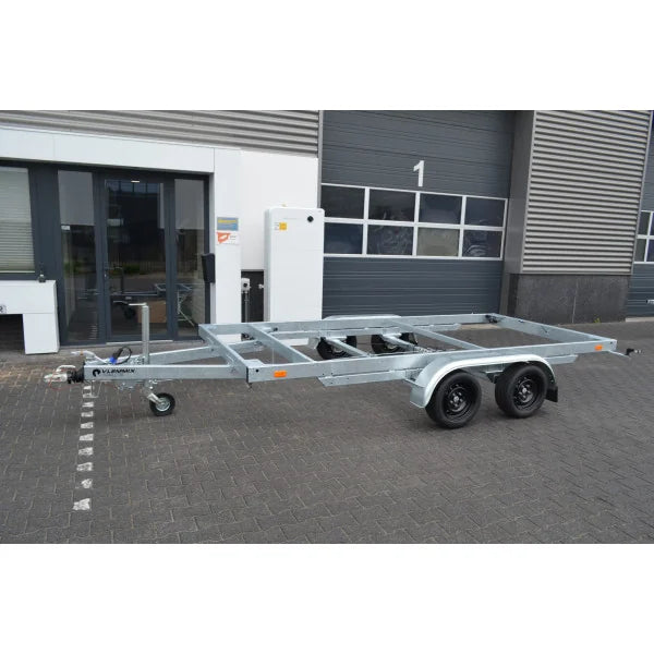 3.6m modular trailer with separable chassis for 3500kg mobile units
