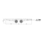 Remorque robuste double Asse pour Tiny House et Strutture Mobili 4x2m – photo 5