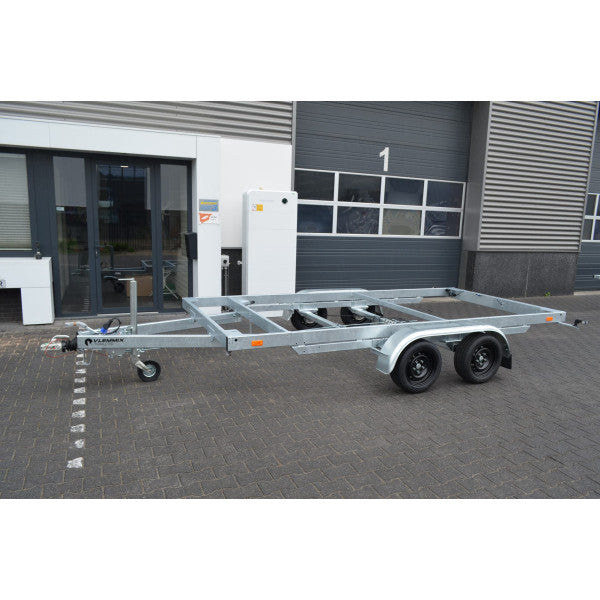 4.2m flatbed trailer with quick-release system