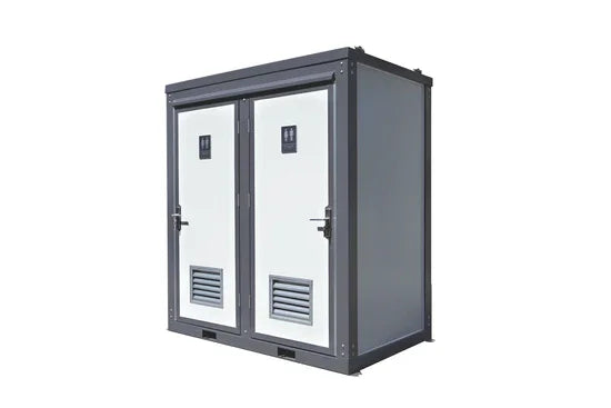 Bastone portable sanitary unit with 2 private cabins – 2.12 m²